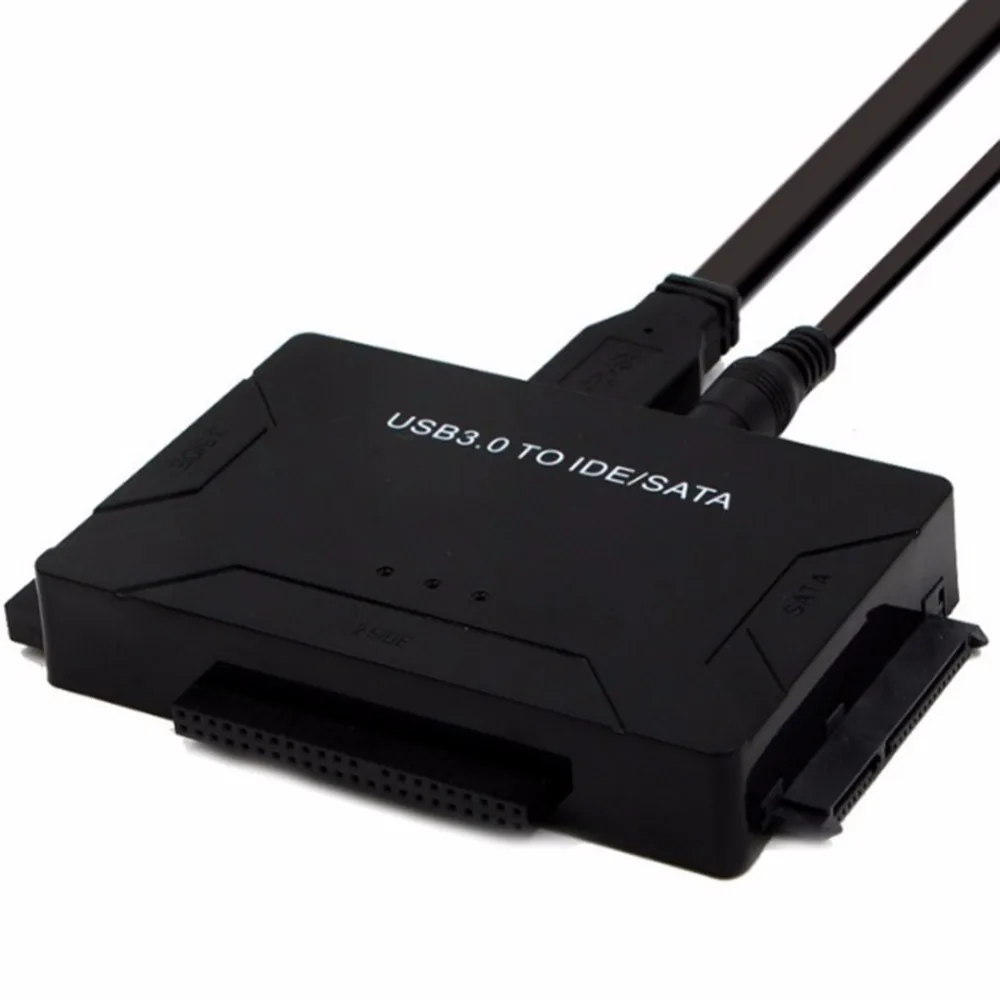 

Universal USB 3.0 to SATA/IDE Hard Disk Adapter Converter With External Three Hard Disk Drives For Windows XP/7/8/10 EU US Plug