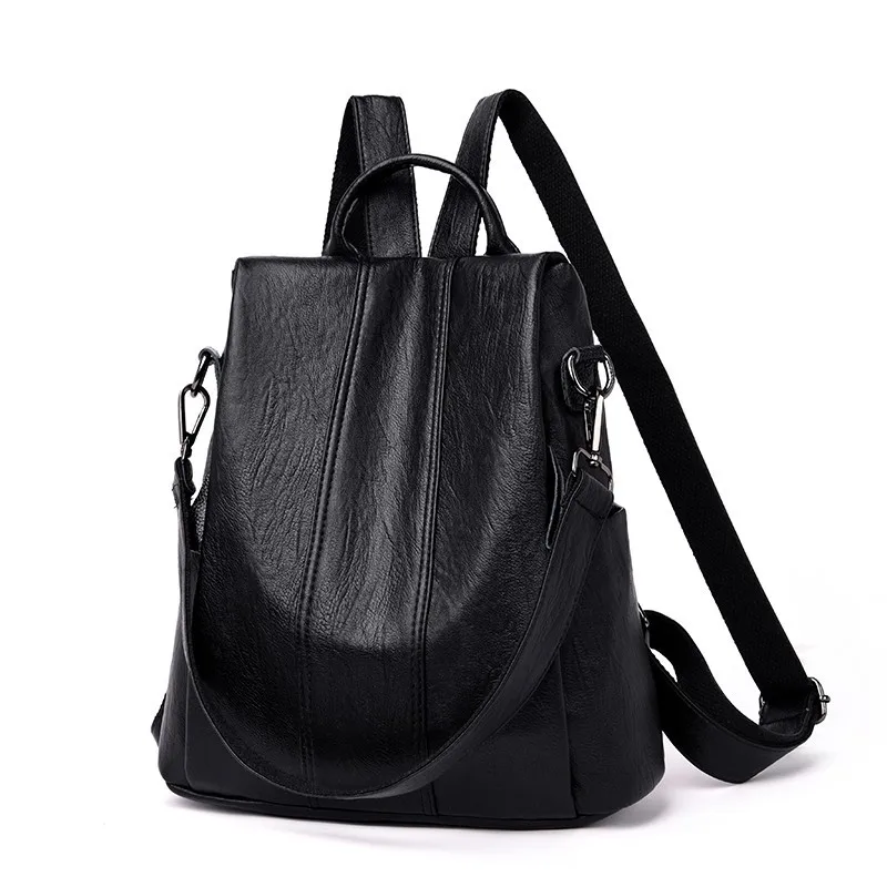 Роскошные рюкзаки для женщин дизайнер Sac Dos женский Back Pack школьные ранцы для девочки женские рюкзаки обувь девочек Mochilas Bagpack - Цвет: black
