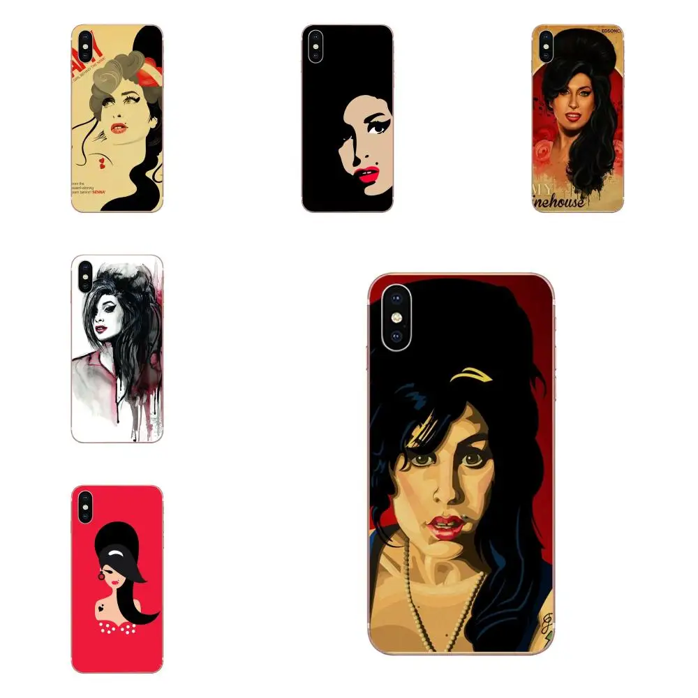 Мягкие чехлы для телефонов Великобритания Девушка Певица Amy Winehouse Art Для Xiaomi Note 3 4
