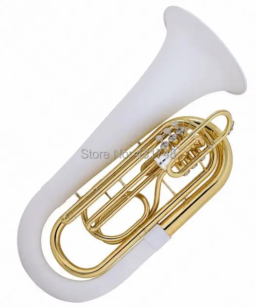 Marching Tuba Fiberglass Body with Plastic Case and mouthpiece Musical