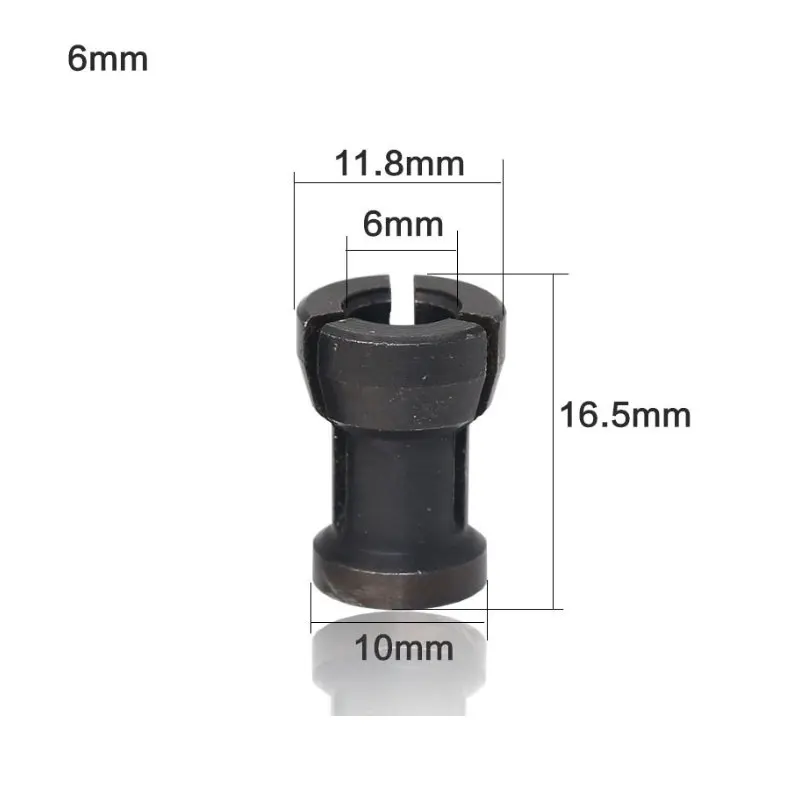 Прецизионный цанговый патрон 6 мм/6,35 мм/8 мм деревообрабатывающий маршрутизатор бит гравировальный станок фрезерный станок Режущий патрон станка