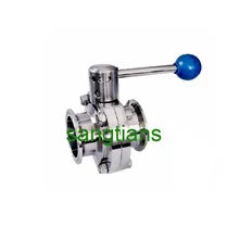 " SS 304 клапан-бабочка, TC зажим, ручной, клапан-бабочка из нержавеющей стали, санитарный клапан-бабочка