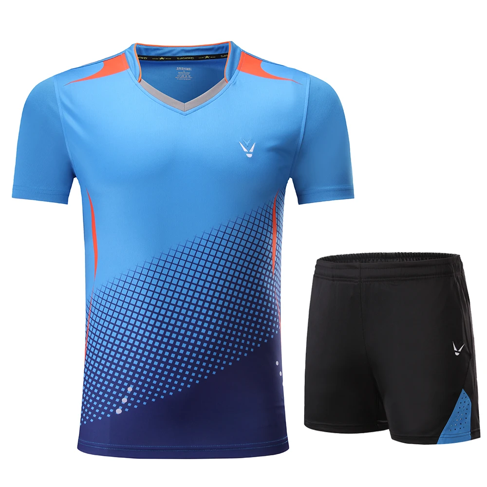 Новинка Qucik, спортивная одежда для бадминтона для женщин/мужчин, одежда для настольного тенниса, Теннисный костюм, комплекты одежды для бадминтона 3860