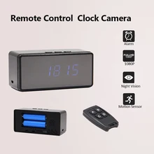 Wifi IP Mini Clock Camera 1080P 720P H.264 Mini Camera Alarm Setting Table Clock Camera Infrared Night Vision Mini DV DVR Cam