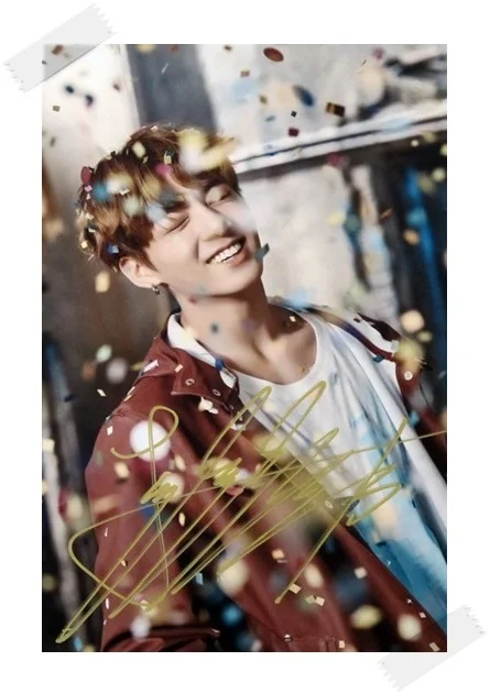 Bangtan Boys JUNGKOOK JUNG KOOK Авторизованная оригинальная фотография вы никогда не ходите