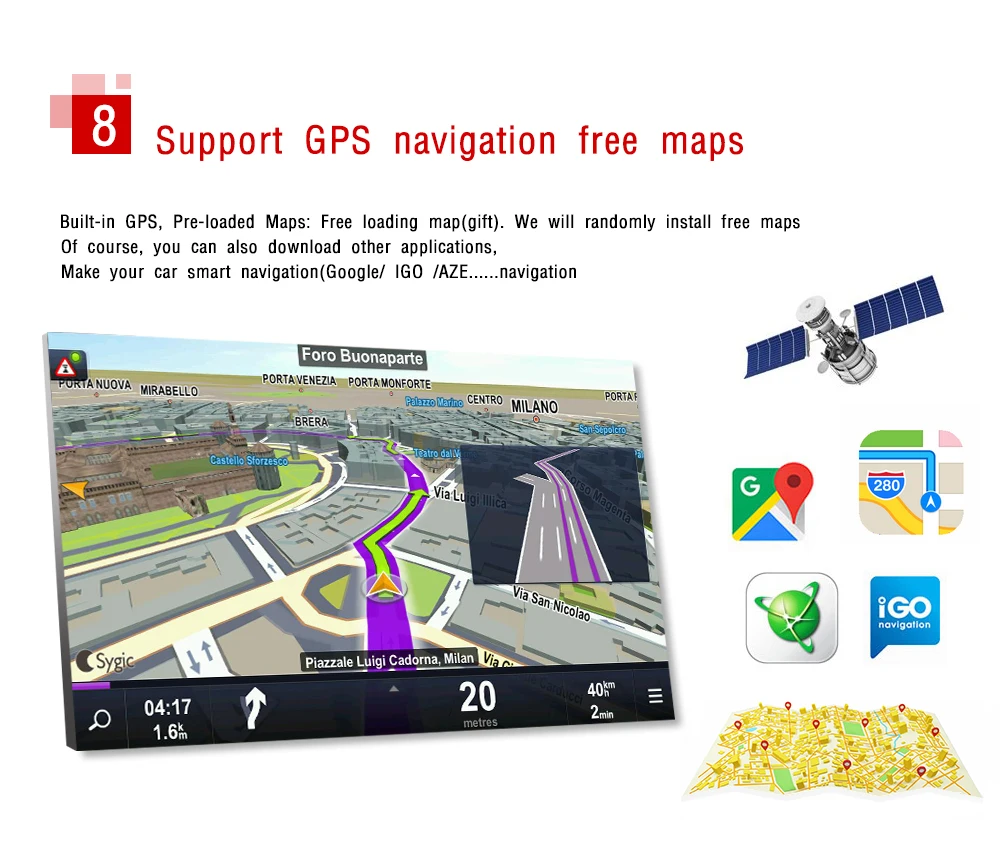 Sale Podofo 9" IPS Android Car Radio Multimedia Video Player GPS Navigation WIFI Mirror Link Bluetooth FM For KIA K2 RIO 3 2011-2016 12