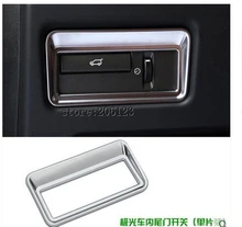 Chrome Rear Door Button Cover Trim Sticker For Range Rover Evoque 2011 2012 2013 2014 2015 Accessories Car Styling