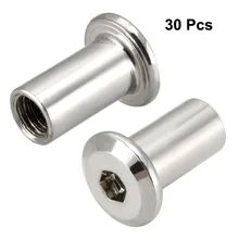 Uxcell Top Sale 30pcs lot M6 M8 10 22mm Hex Socket Head Screw Post Female Thread