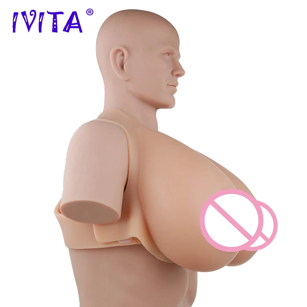 Реалистичная силиконовая форма для груди IVITA 13 кг искусственные трансвеститов