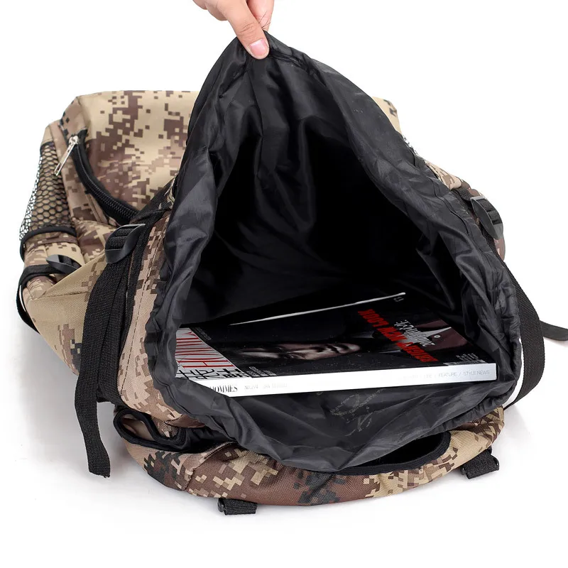 70l Khaki Di camouflage A Gre acu Grande Alpinismo Professionale camouflage Piedi Digital All'aperto Sacchetto Gree Army Escursioni Borsa Tela Indietro Grass Camouflage A5155 Capienza Zaino Campeggio TEqArT
