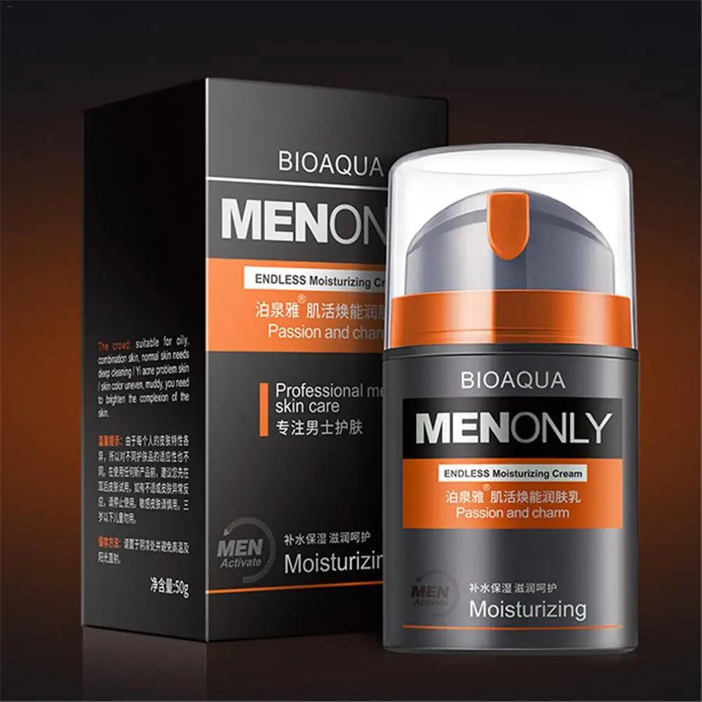 50g Homens Enfrentam Creme Oil controle Hidratante