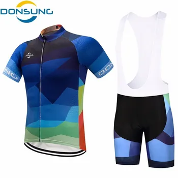 

DONSUNG 2019 Cycling Clothing Men MTB Bike Wear Cycling Jerseys Ropa Ciclismo Cycling Set Bicycle Clothes Summer Riding Uniforms