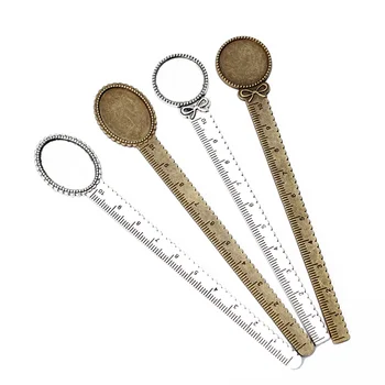 

5pcs/lot 18x25mm/20mm Blank Base Bookmark Cabochon Base Rule Bookmark Setting for DIY Bookmarks