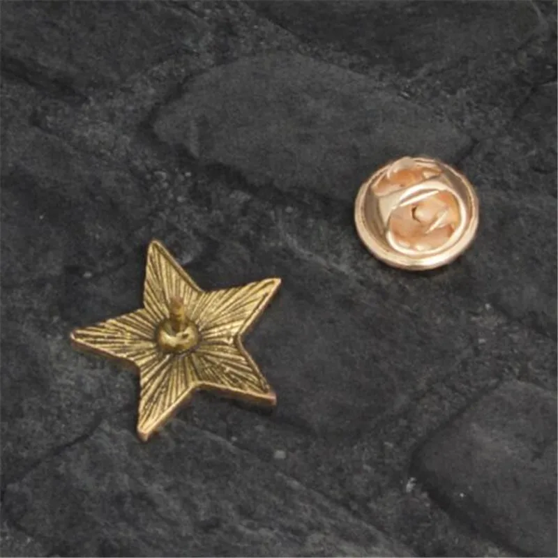 Металлический советский российский знак пять звезд медаль украшение костюм брошь аксессуары эмаль ремесла значок