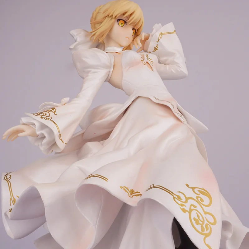 3 цвета 23 см Fate Grand Order Saber Alter Dress Ver Сексуальная ПВХ Модель Коллекция Косплей украшение аниме фигурка игрушка кукла 9''