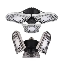 Дизайн гаражная лампа деформация НЛО светодиодный светильник E27 Светодиодный светильник с высоким потоком 60 Вт 110-240 В светодиодный светильник с навесом для АЗС