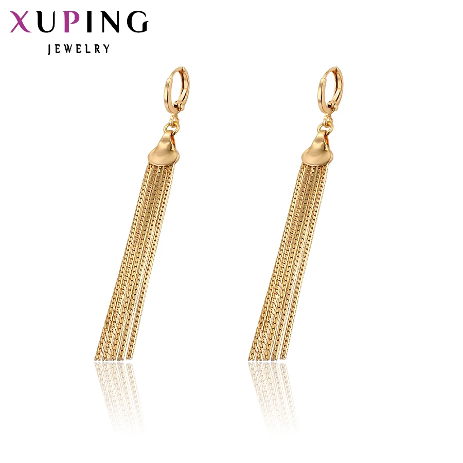 

Xuping Elegant Long Jewelry Earrings with Environmental Copper for Women Girls Mother's Day Jewelry Gift S96,3-96990