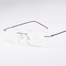 Очки для чтения прогрессивные многофокусные линзы Пресбиопия анти усталость очки для пожилых PO66