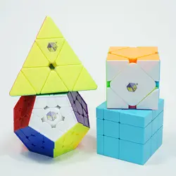 YX Скорость Cube Комплект Зеркало YUXIN XieZhuan WuMoFang треугольники Невидимый волшебный куб нерегулярные набор с подарочной коробке