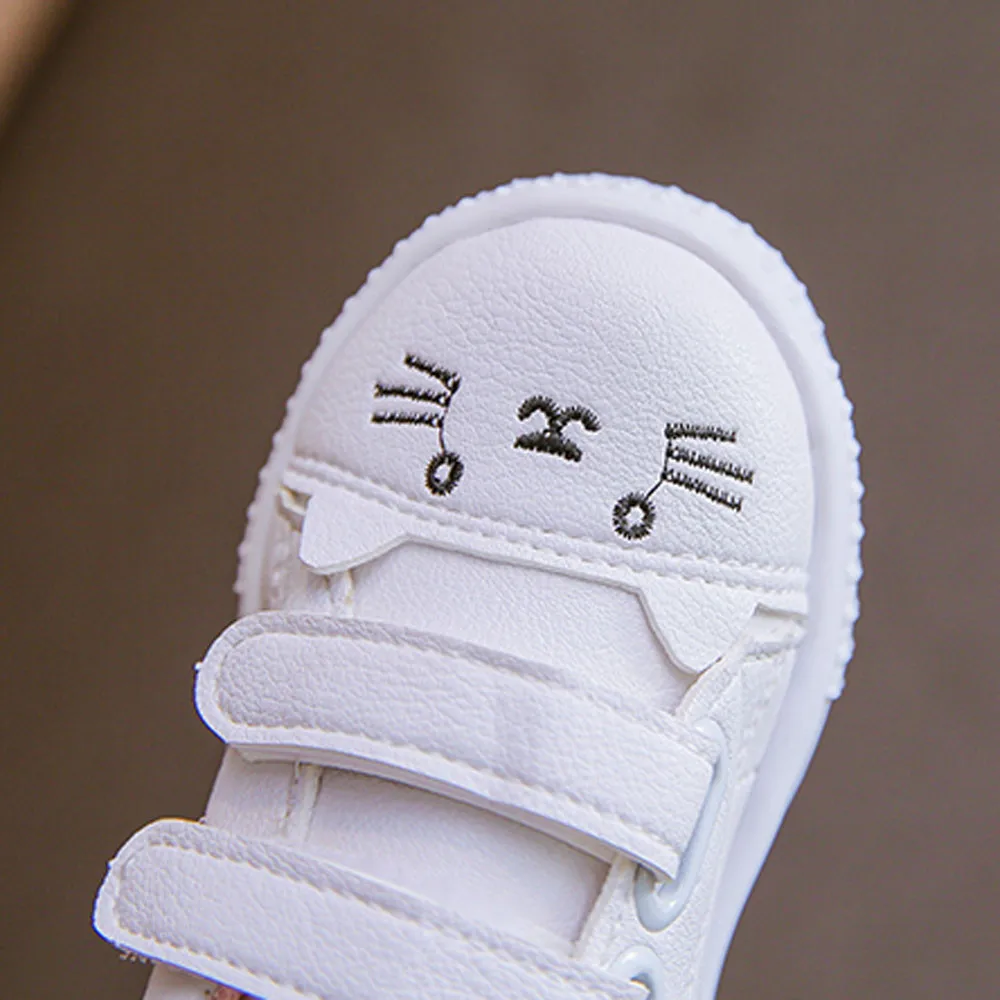 Зимние Детские кроссовки с котом для мальчиков и девочек, спортивная обувь для бега, детская повседневная обувь для новорожденного, удобные цветные кроссовки# YL