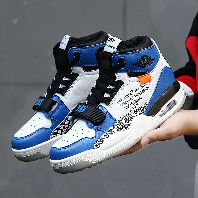 Уличные новые трендовые кроссовки унисекс Ретро Баскетбольная обувь мужская воздушная подушка Jordan обувь Нескользящая износостойкая Дизайнерская обувь