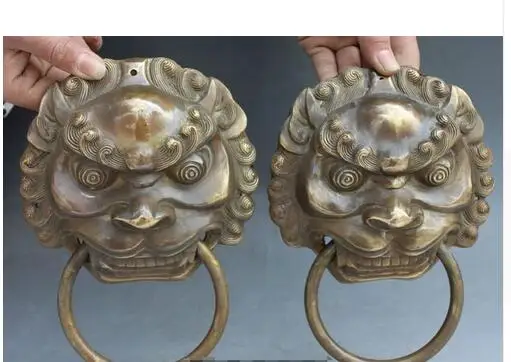Из бронзы чистая медь Old Qing Ming латунное искусство 8 дюймов китайский дракон из