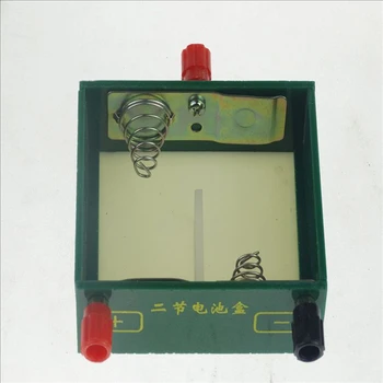 

1pc Student Physical Electric Experiment of Teaching Instrument Equipment 2 D Battery Box Plexiglass