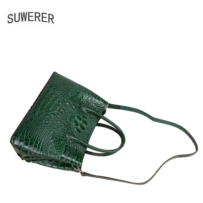 Новинка 2019 женские сумки SUWERER из натуральной кожи модные роскошные с узором под
