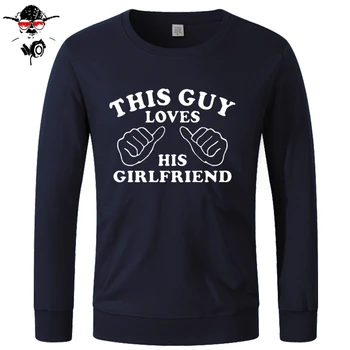 

Boyfriend Gift Anniversary Gift Hoodies Valentines Sweatshirts This Guy Loves His Girlfriend I Love My Girlfriend gift Hoodies