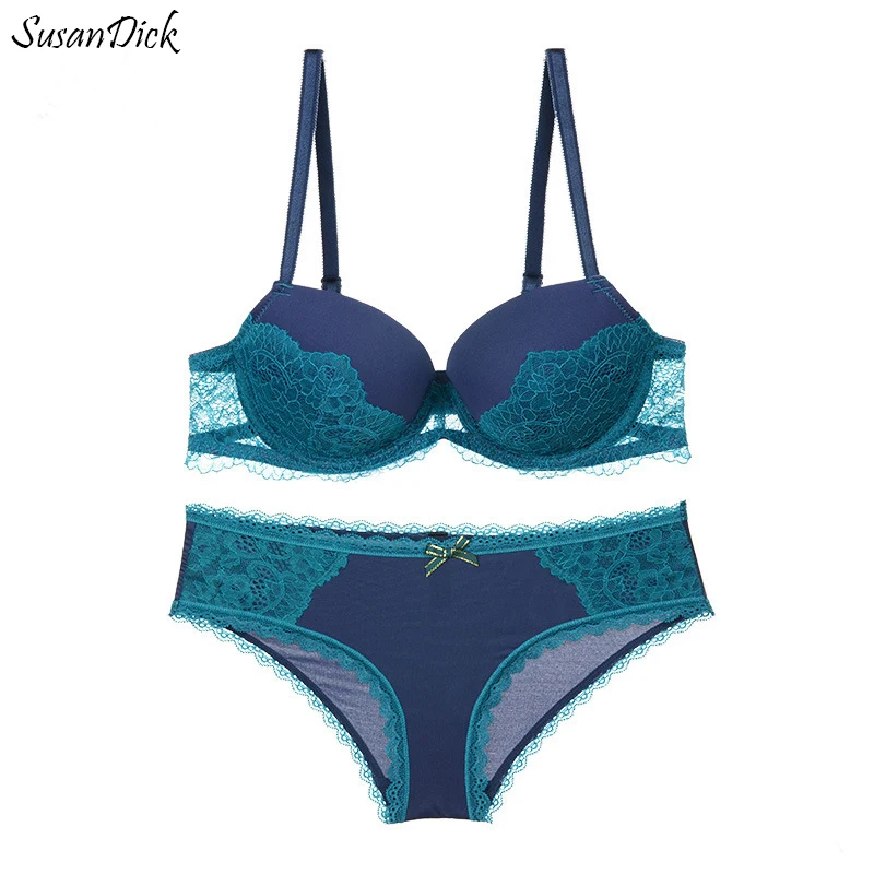 2017 Patchwork Brand Lace Bra Set Women Luxury Push Up Sexy Designer Bra Underwear Lady