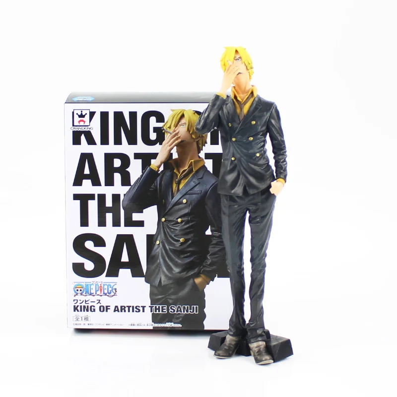 Tanie 26cm Anime jeden kawałek król artysty Sanji pcv figurka figurka model kolekcjonerski zabawki dla dzieci lalki na prezent