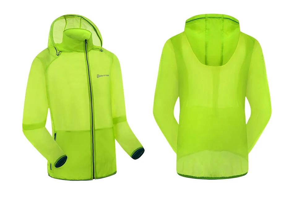 Мужская велосипедная куртка Outto, ветрозащитная, для спорта на открытом воздухе, кожаная куртка, дышащая, водонепроницаемая, анти-УФ, велосипедная ветровка
