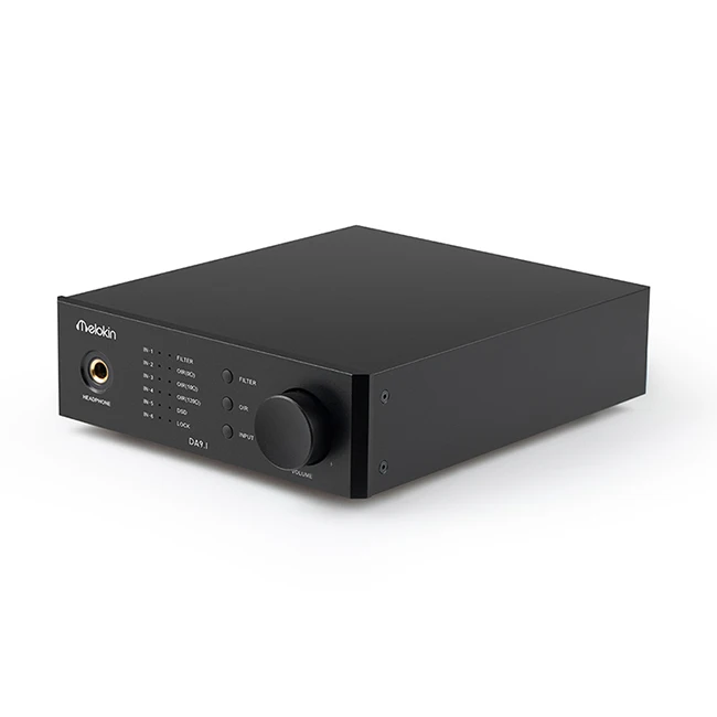 QLS DA9.1 HiFi Audio USB DAC DSD Decoder&headphone Amplifier ES9038PRO 32Bit/384K HiFi Desktop AMP DAC USB DOP I2S amplifier