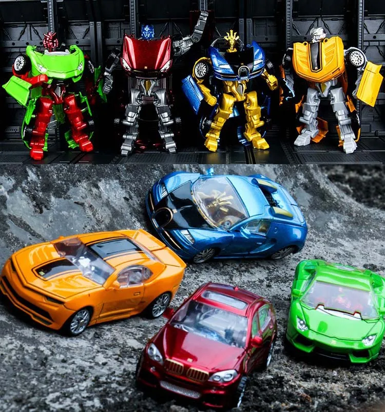 

2018 New Arrive Kennie Toys Super hero Robot Tobot Brothers Transformation Toys Deformation Alloy RC Cars for children gifts