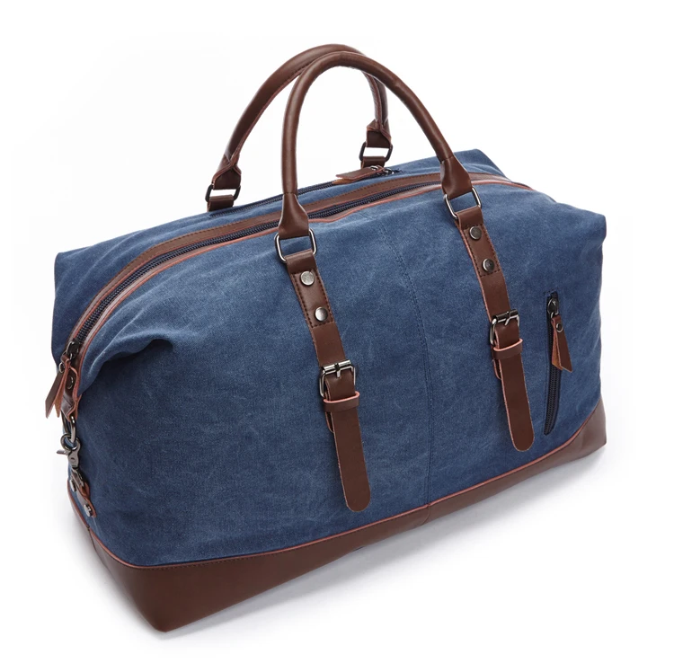 Boshikang холщовые кожаные мужские дорожные сумки большой емкости для переноски багажа мужские даффл сумки дорожные сумки