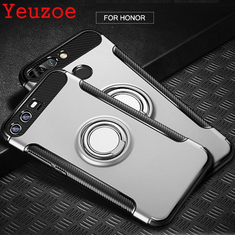 

Yeuzoe Phone Case For Huawei Honor 8 9 Lite Nova 2 Plus 2i 7X Full Protection Armor Ultra Thin Matte Combo Shockproof Cover