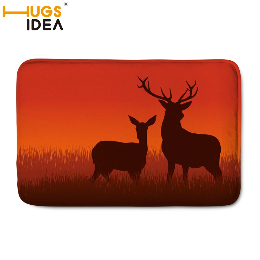 HUGSIDEA приветственные напольные коврики с изображением жирафа для ванной комнаты кухонные ковры коврик с изображением кошки для гостиной противоскользящие Tapete