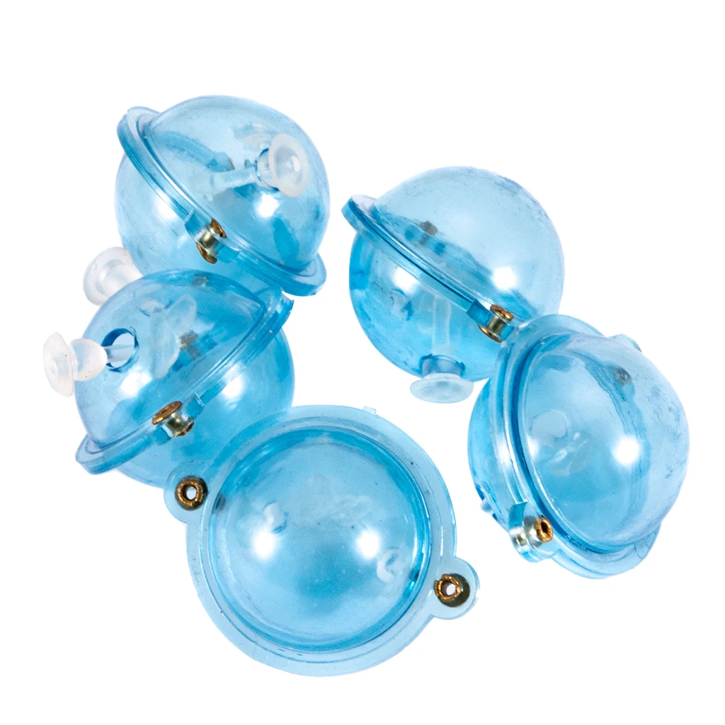 5 шт. поплавок ABS пластиковые шарики водный шар пузырьковый поплавок прозрачный Круглый поплавок Буй Airlock ударные индикаторы синий