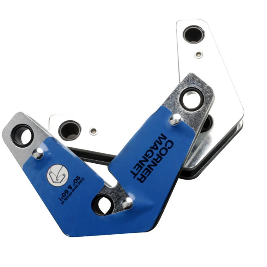 60/90/120&deg; magnet welding locator magnetic holder weld fixture corner clamp fixer welder soldering tools 2Pcs/Set