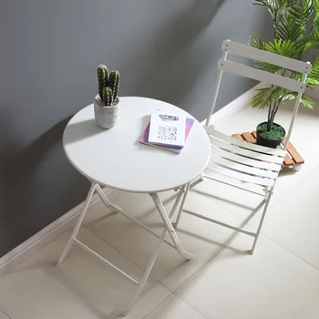 

Nordic Simple Folding Table Leisure Small Round Dining Table Sofa Table Coffee Tables Round Square