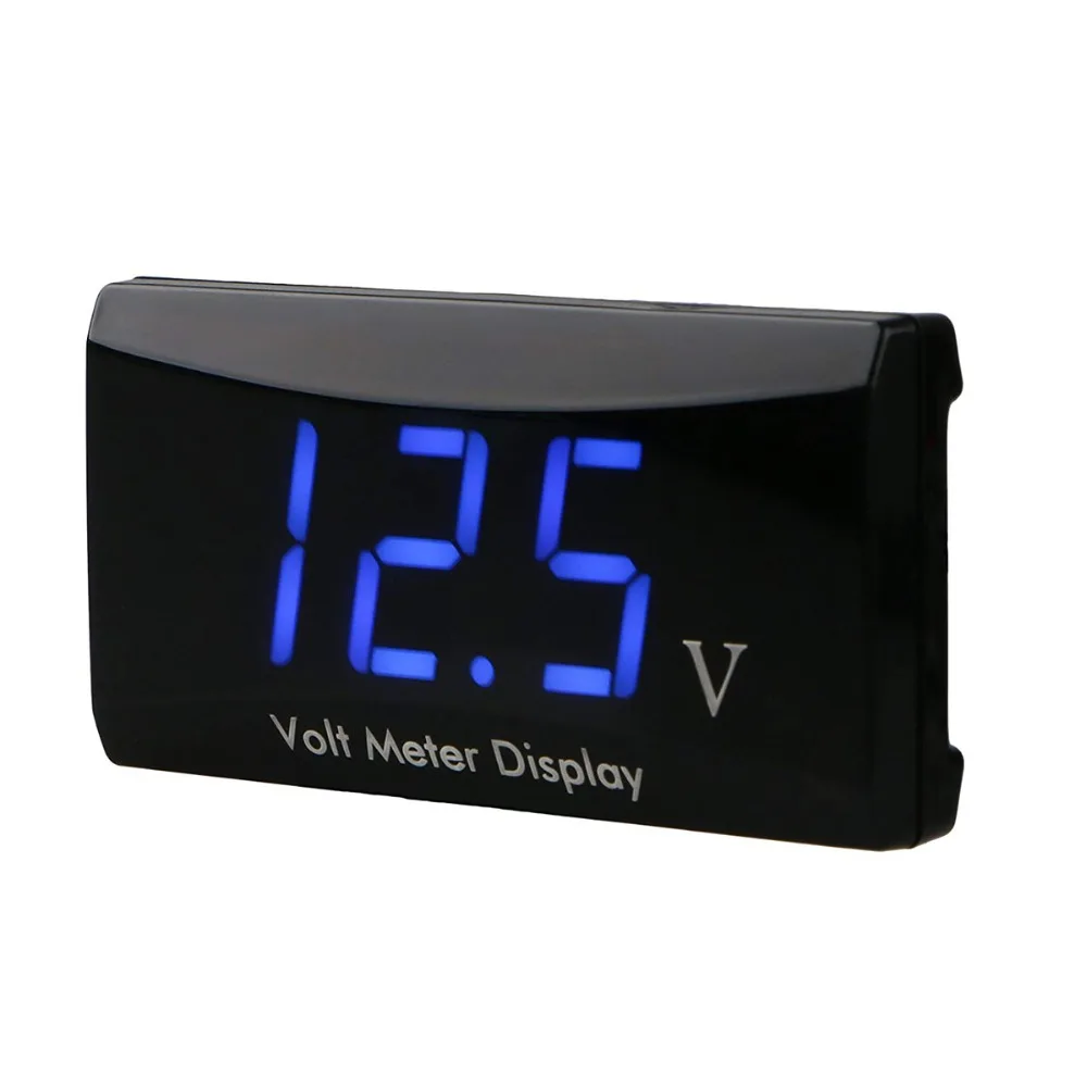 Mini Waterdichte Digitale Voltmeter voor Auto Motor DC 8 V 16 V Auto