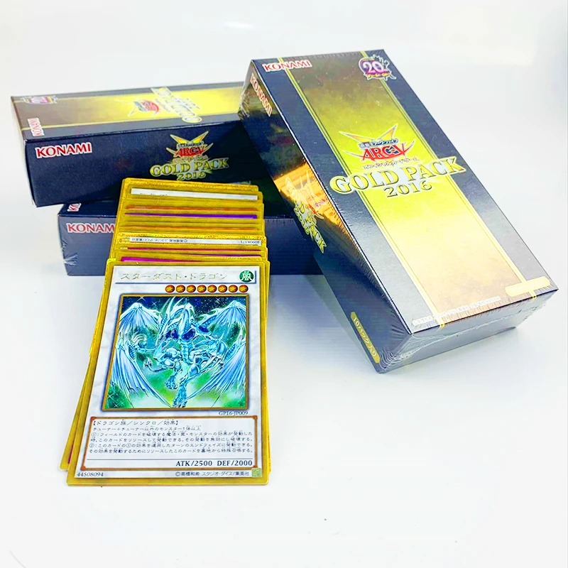 

Yu Gi Oh Legend Gold Pack GOLD PACK 2016 GP16 Japan Game King Card Animation YuGiOh Game Card Collection Box