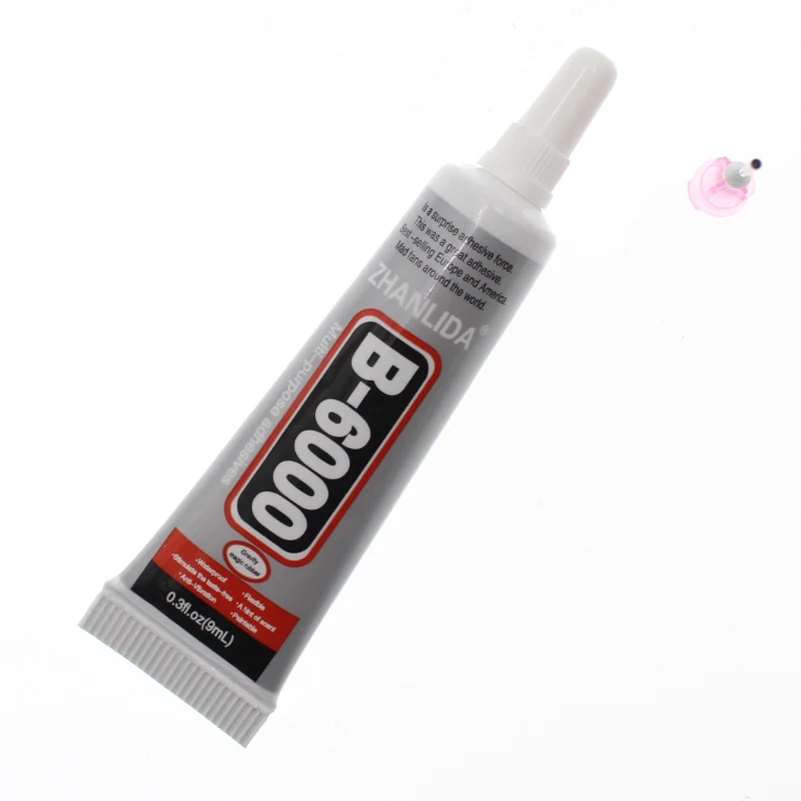 

3Pcs 9ML B6000 Glue Touch Screen Liquid School Craft Fabric Rubber Hobby Jewelry Rhinestone Super Strong Adhesive Bond b7000 LCD