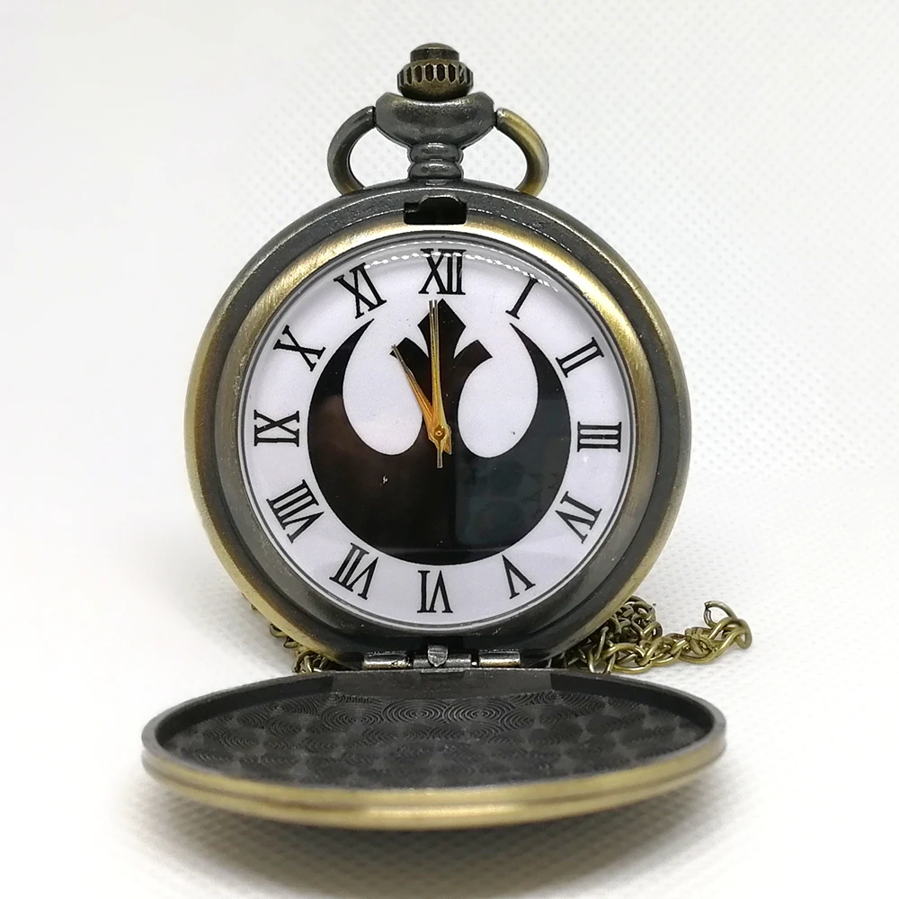 Fashion Star Wars Alliance Rebelle Swtor Color Dial Quartz Pocket Watch