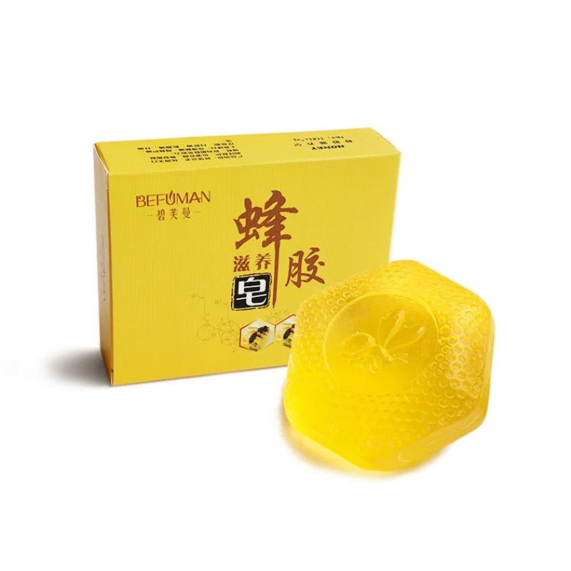 

100g Honey Acid Soap Deep Cleaning Handmade Whitening Soap Natural Bath Body Skin Care Propolis Milk Soap Bath Soap Nourishment
