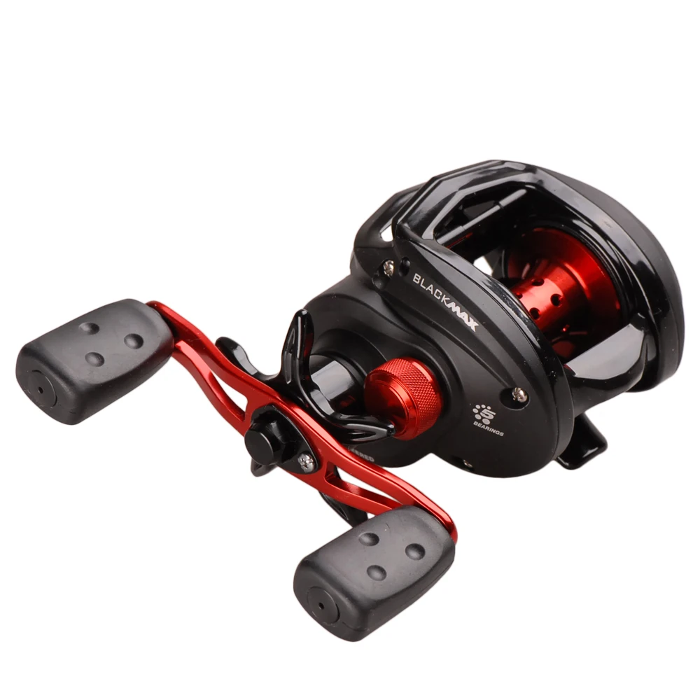 Abu Garcia BMAX Baitcasting Fishing Reel 5BB 6.4:1 18LB Max Drag Fishing Reels 30lb/140yds Braid Capacity Casting Moulinet Reel