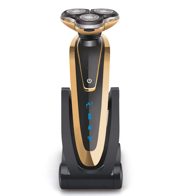 

Beauty Health Tools 1Pcs 360 Degree Waterproof Electric Rechargeable 3D Floating Head Shaver Rotary Razor Trimmer Men Face Care
