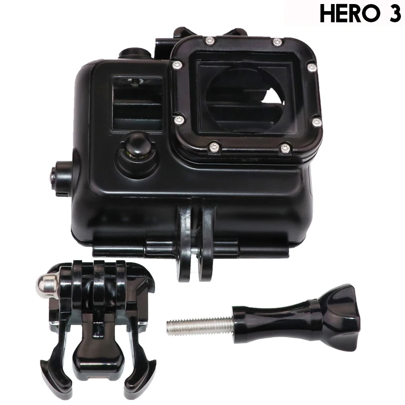 Hero 3 корпус чехол камера для подводного плавания Дайвинг Водонепроницаемый чехол для Gopro Go Pro hero 3 hero 3 черный аксессуары для экшн-камеры