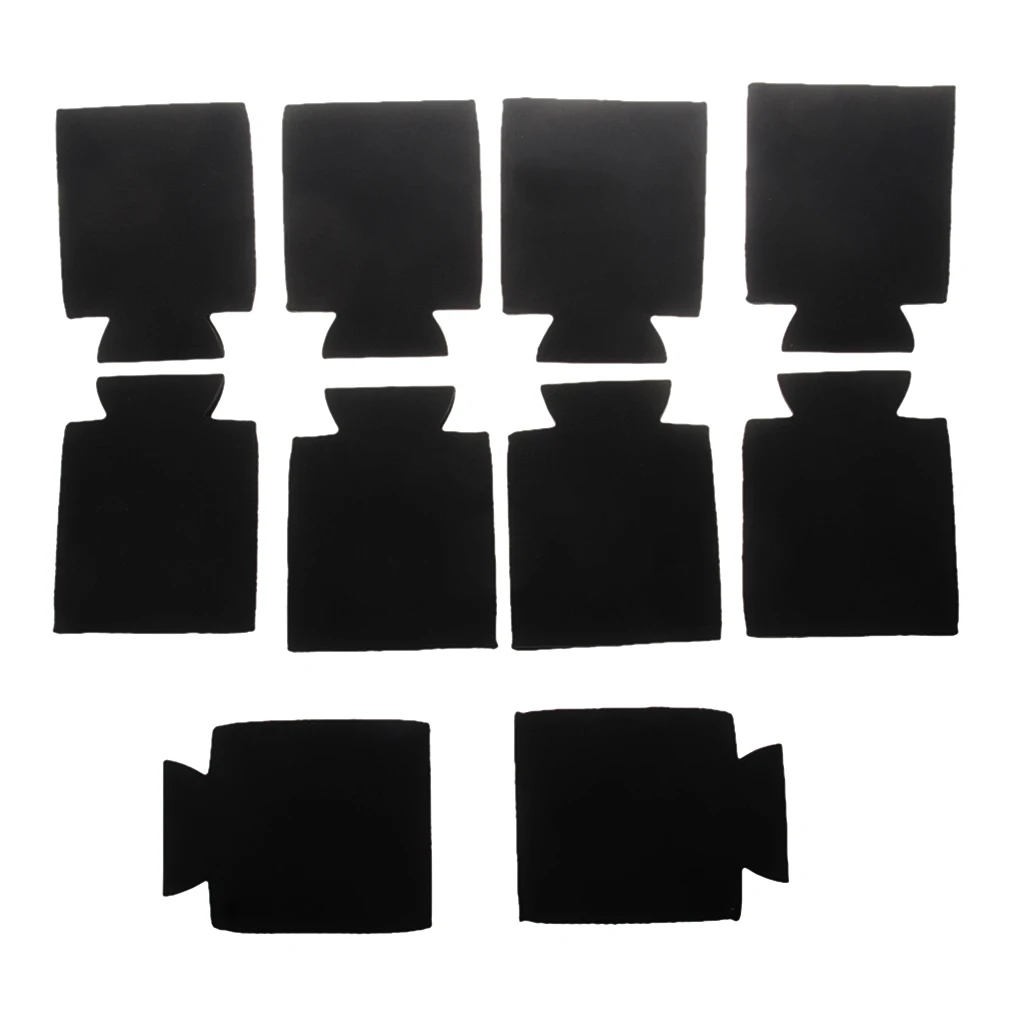 10pcs Beer Tin Can Cooler Sleeves Beer Bottle Holders Neoprene Favour