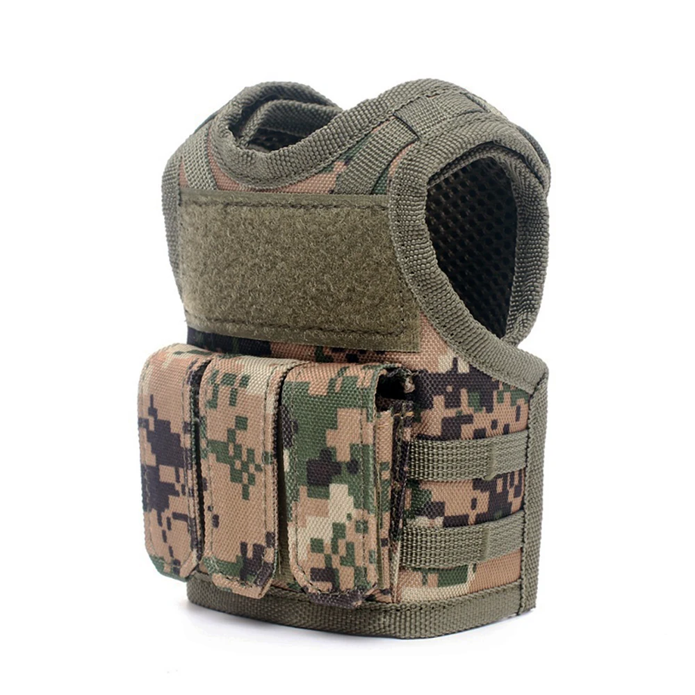 

Lixada Tactical Vest for Beer Bottle Adjustable Wine Bottle Cover Molle Camping Multi Tools Can Holder Sleeve Bar Decoration